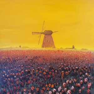 ''FIELD OF TULIPS'' - (# 201)